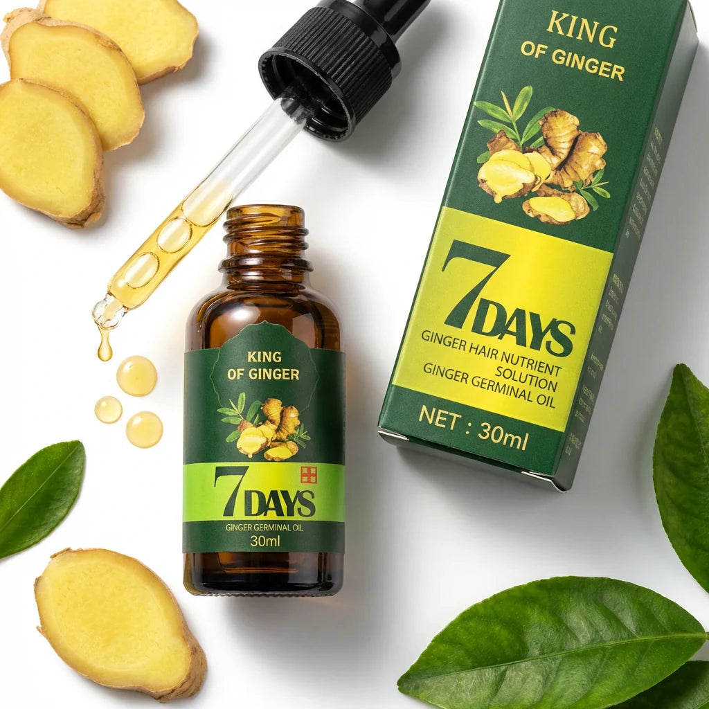 Aceite de Jengibre para el Pelo de Mujeres